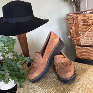 Surprise!  Clark suede loafer!